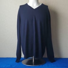 XL Brooks Brothers Extra Fine Merino Wool Crewneck Sweater navy blue