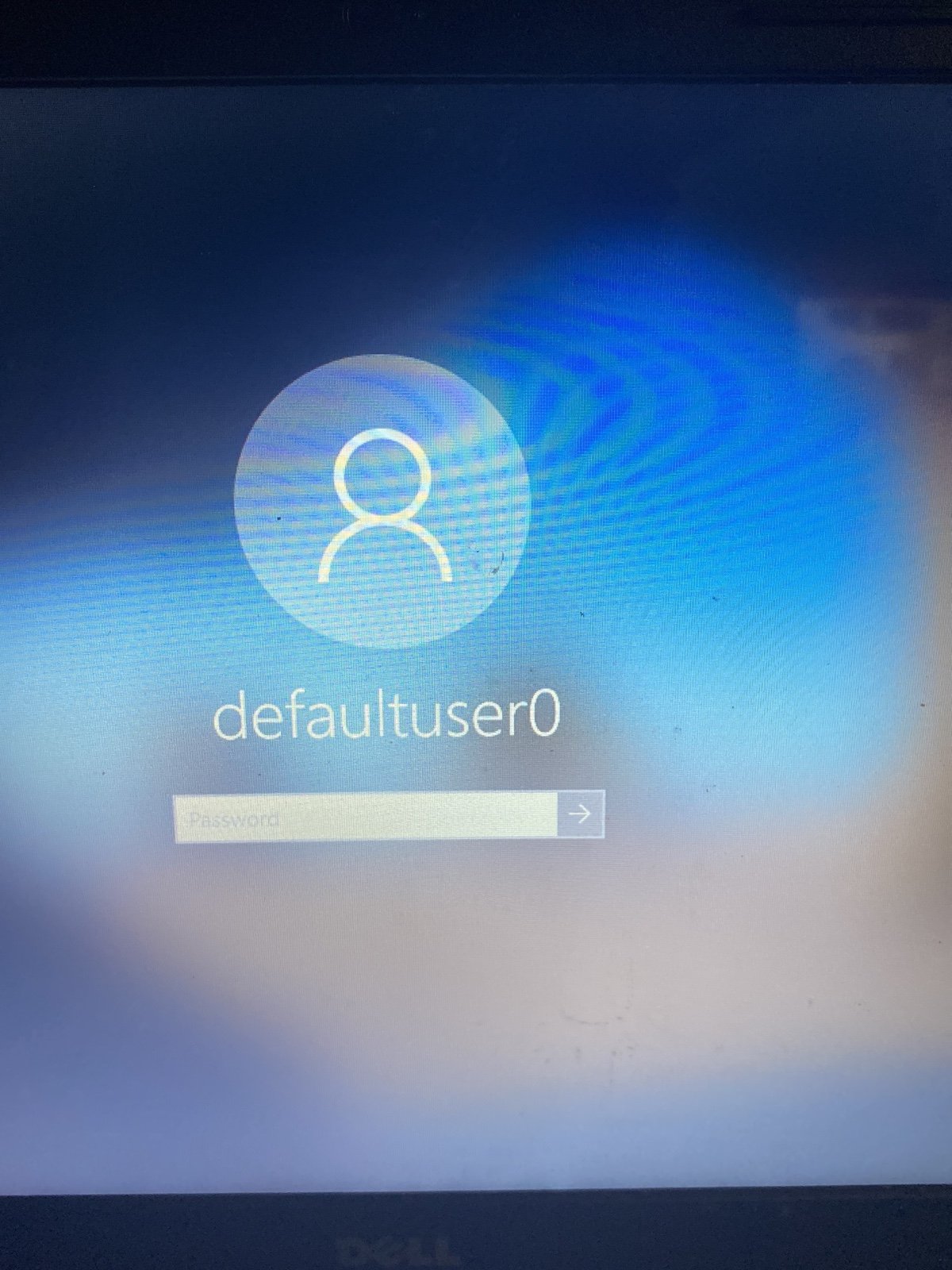 Dell inspiron 15 WINDOWS NOT WORKING WITH DEFAULTUSER0 ERROR/SPEAKER NOT WORKING
