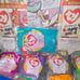 Vibtage Unopened lot of mcdonals beanie babies