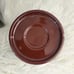 Vintage Brown Italian Ceramic Espresso Cup/Plate Set (Set of 6)