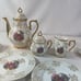 Vintage 24k Gold Edged Bavarian Courting Couple Porcelain China Tea Coffee Set