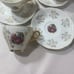 Vintage 24k Gold Edged Bavarian Courting Couple Porcelain China Tea Coffee Set