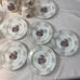 Vintage 24k Gold Edged Bavarian Courting Couple Porcelain China Tea Coffee Set