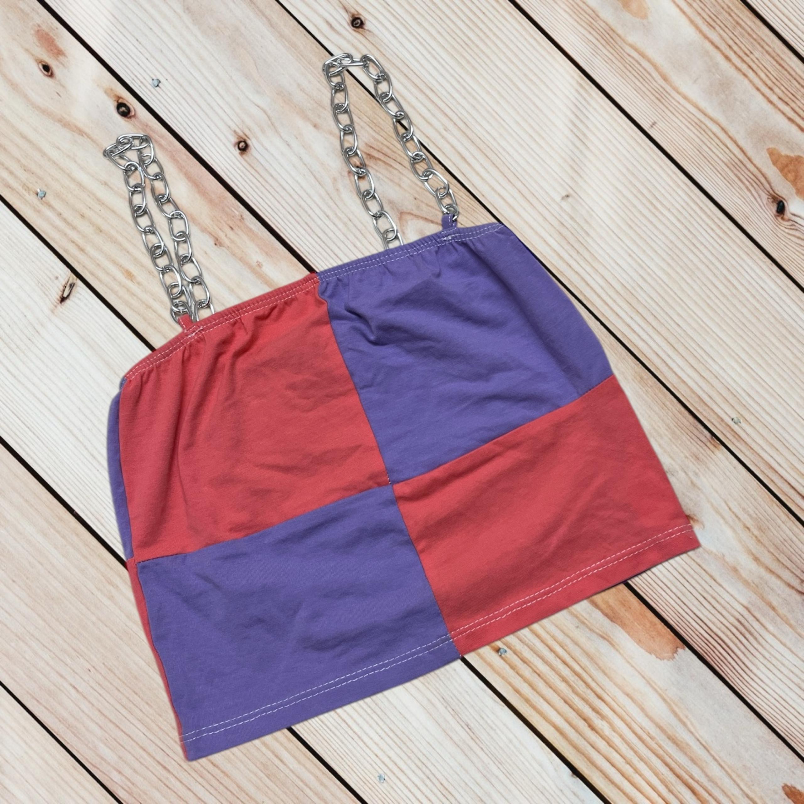 Dolls Kill Current Mood XS chain straps crop tank top