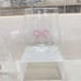 NEW Viral Pink Bow Coquette Stemless Wine Glass Set of 2