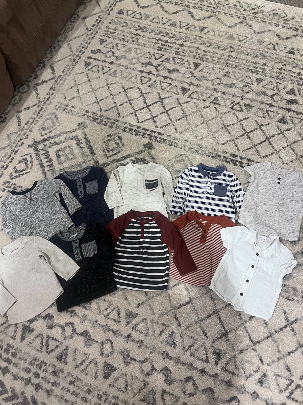 Toddler Boy Cat & Jack Shirts Lot/Bundle 12-18months