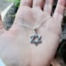 New Handmsade Solid 925 Sterling Silver Star of David Necklace