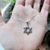 New Handmsade Solid 925 Sterling Silver Star of David Necklace