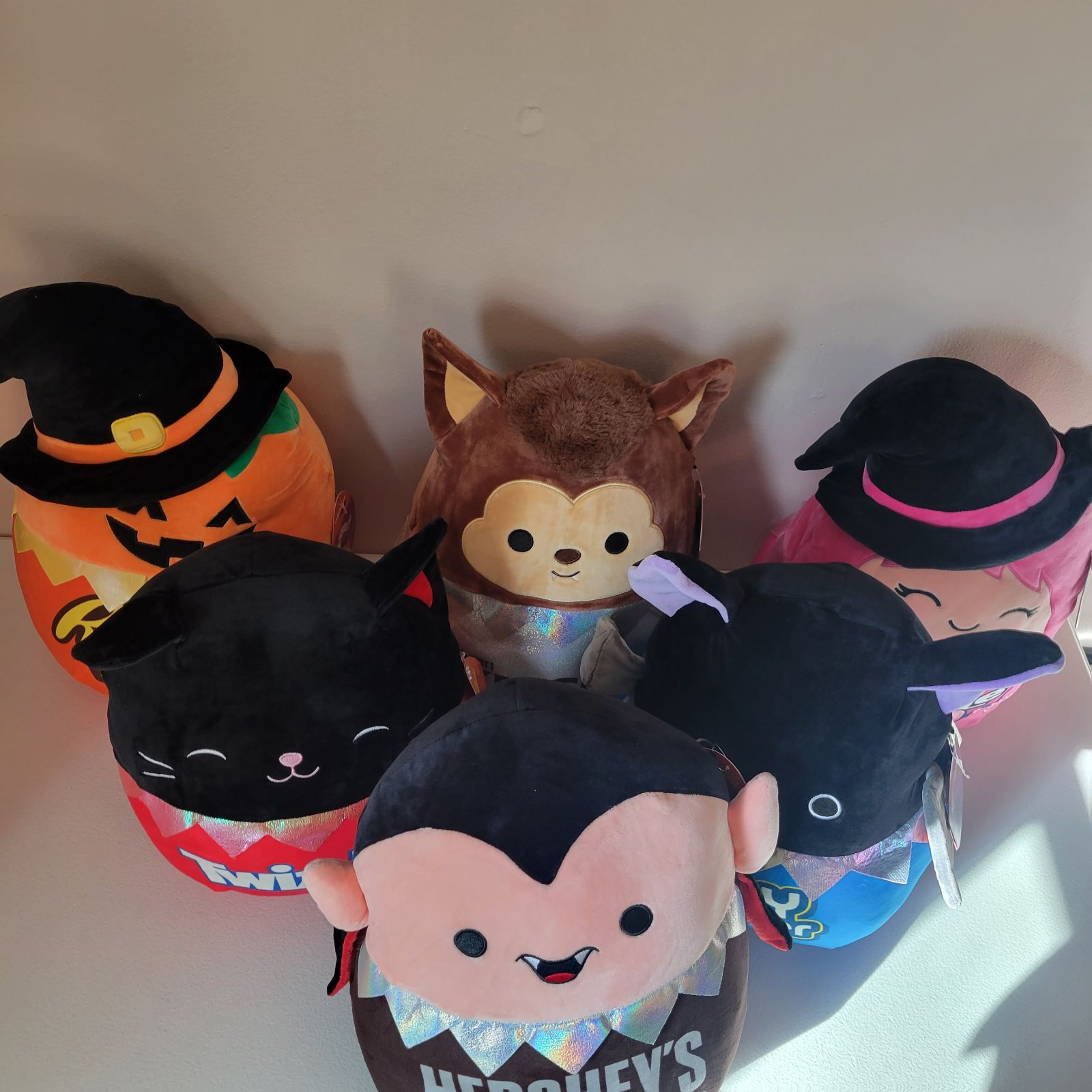 12 Bundle of 6 Squishmallows Hershey Candy