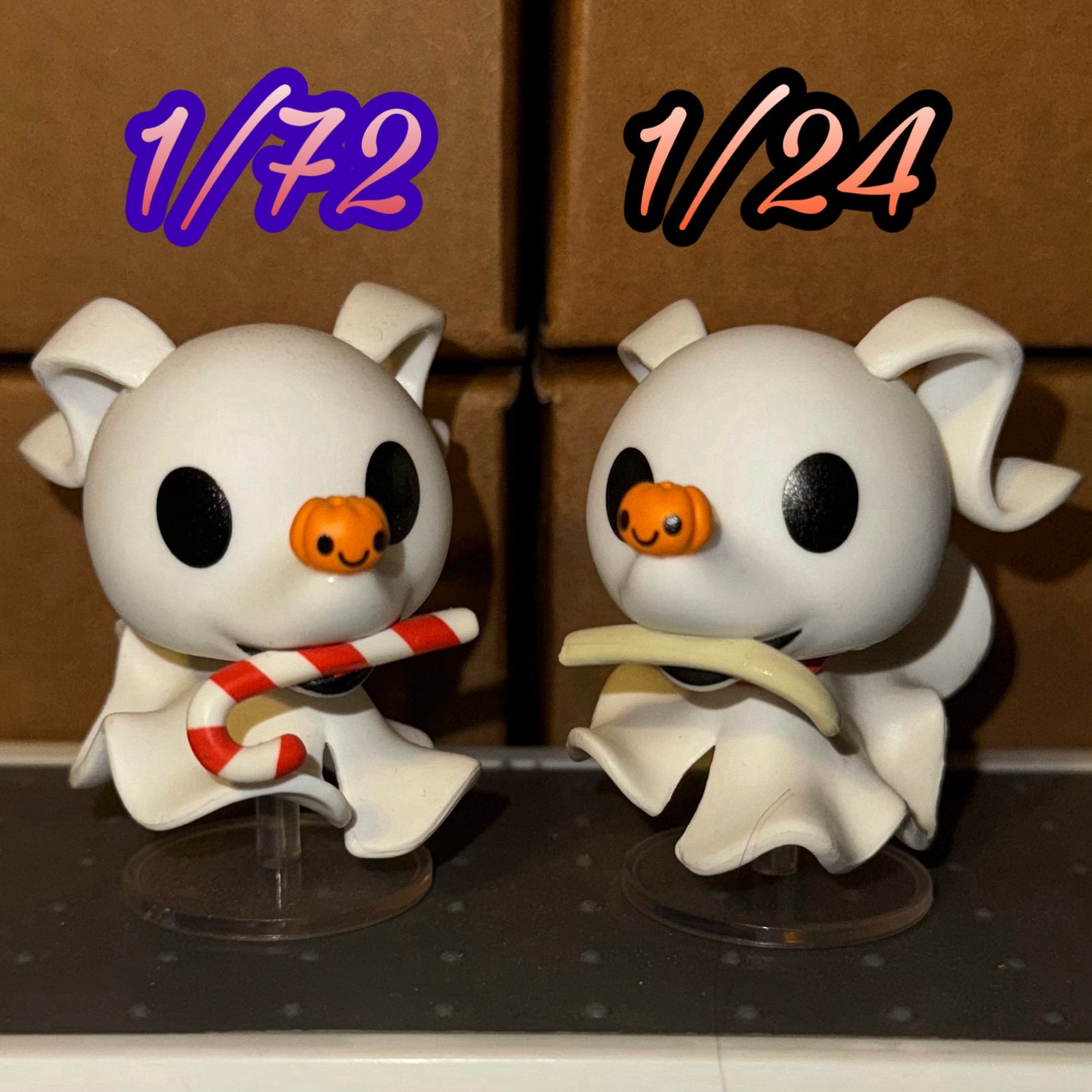 1/72 Zero with Candy Cane Nightmare Before Christmas Funko Mystery Minis Lot