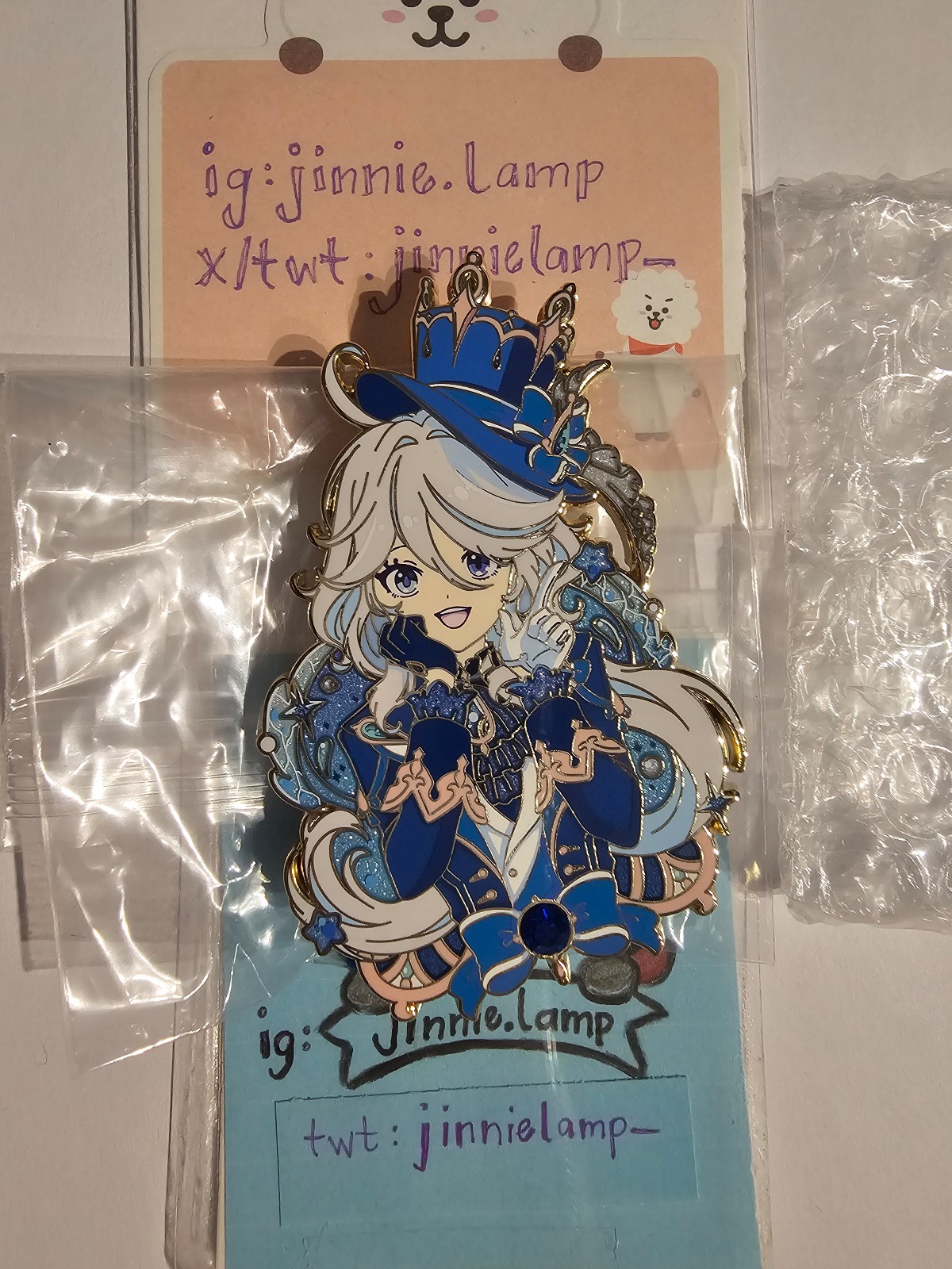 Genshin Impact Furina Insomniapins pin