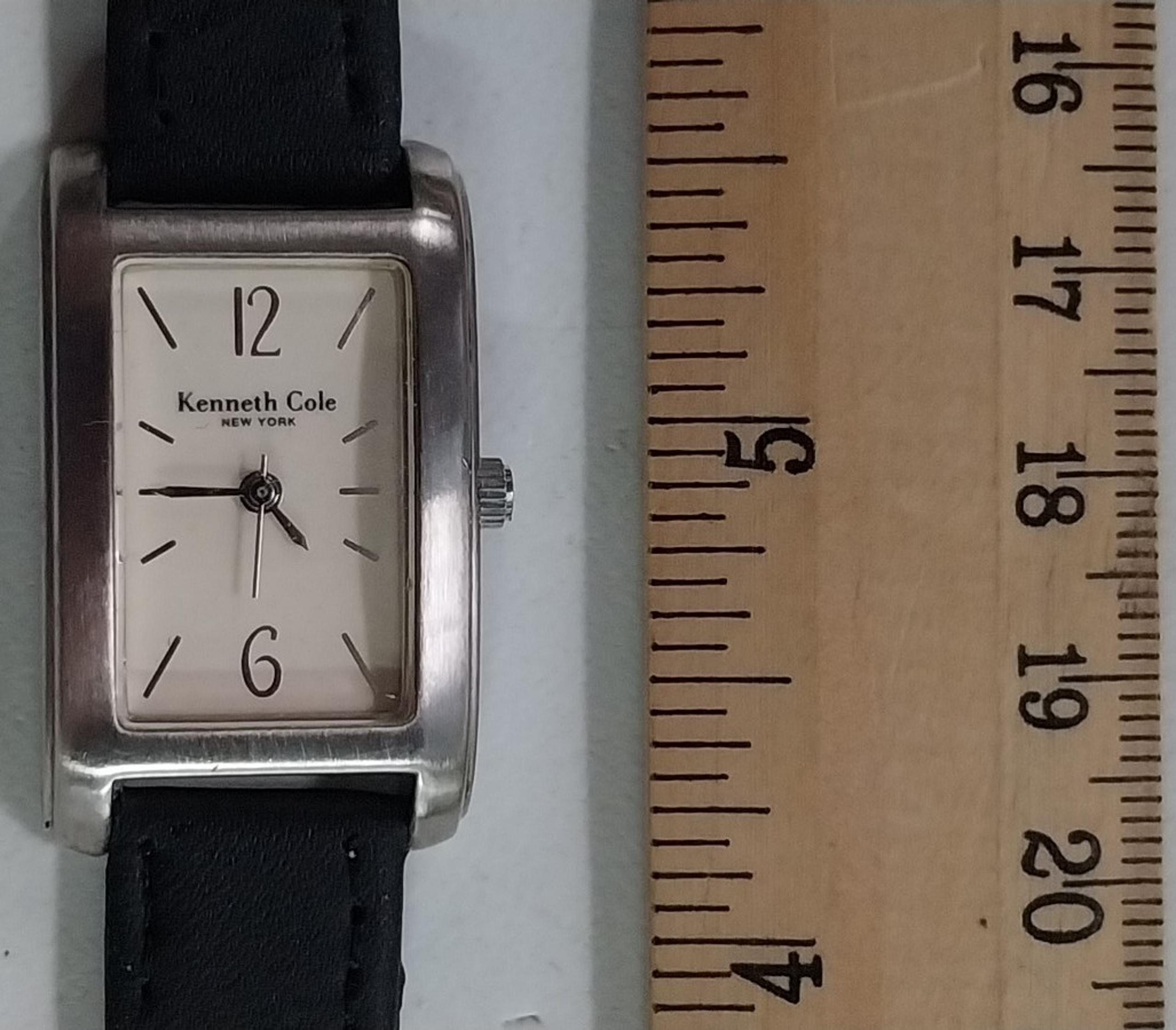 Quartz Watch KC2056 New Leather Band New Battery - Kenneth Cole New York