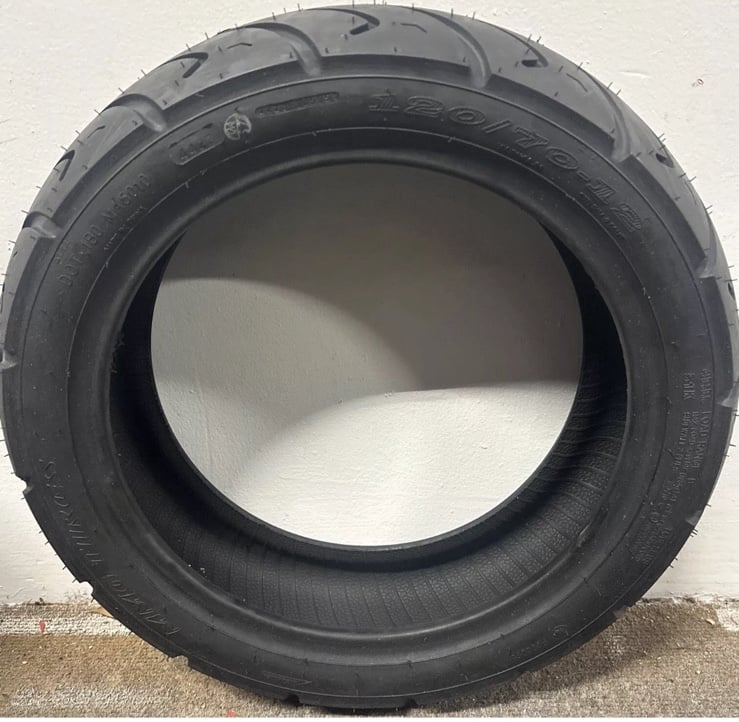 MMG Tire 120/70-12 Tubeless for Motorcycle Scooter Street Performance