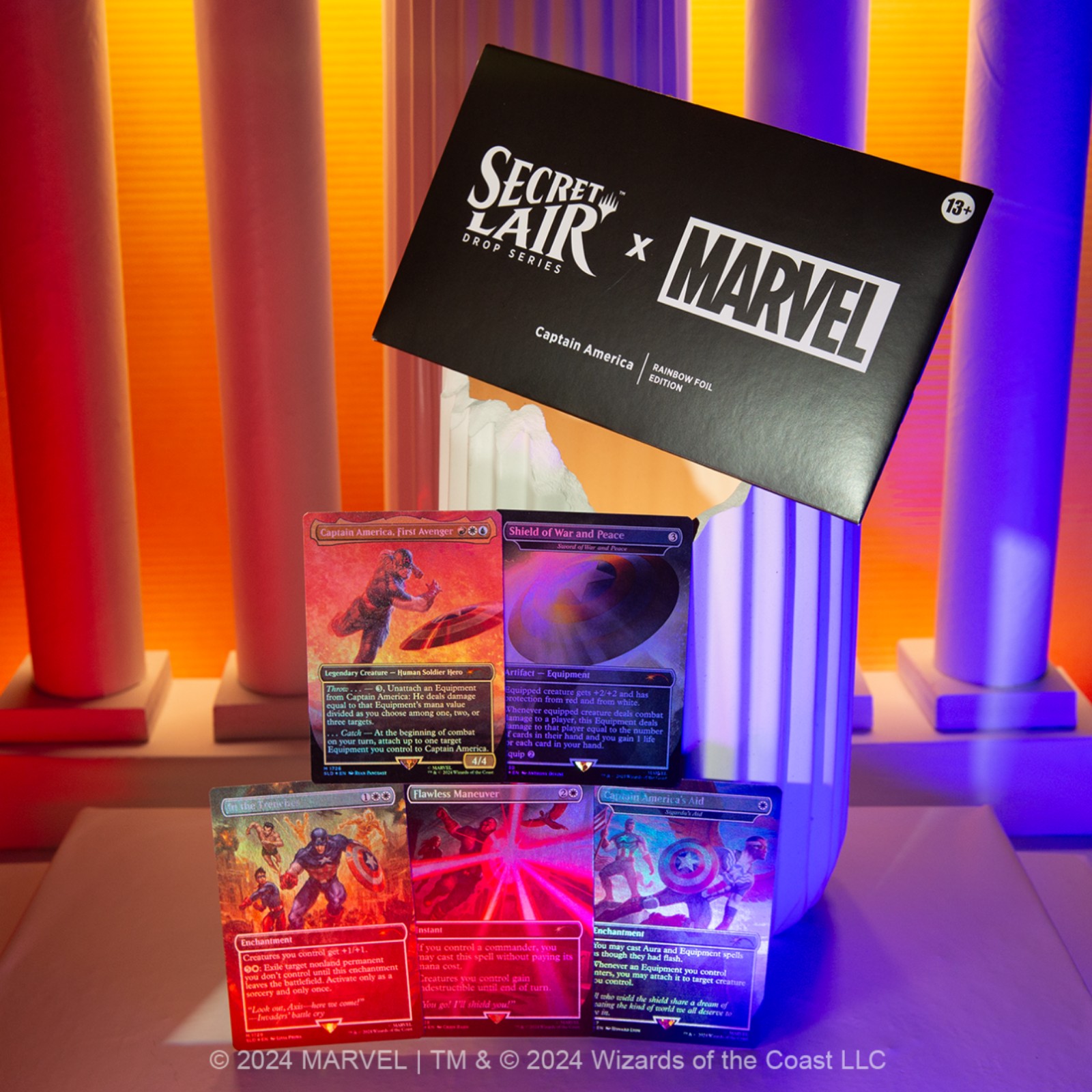 MTG SECRET LAIR X MARVEL'S CAPTAIN AMERICA - Foil Edition