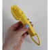 Vintage Yellow Tupperware Measuring Spoons Set of 7 with Ring