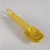 Vintage Yellow Tupperware Measuring Spoons Set of 7 with Ring