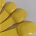 Vintage Yellow Tupperware Measuring Spoons Set of 7 with Ring