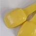 Vintage Yellow Tupperware Measuring Spoons Set of 7 with Ring