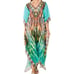 NEW RANEE'S KIMONO KAFTAN BEACH RESORT CRUISE DRESS embellished crystals SEXY