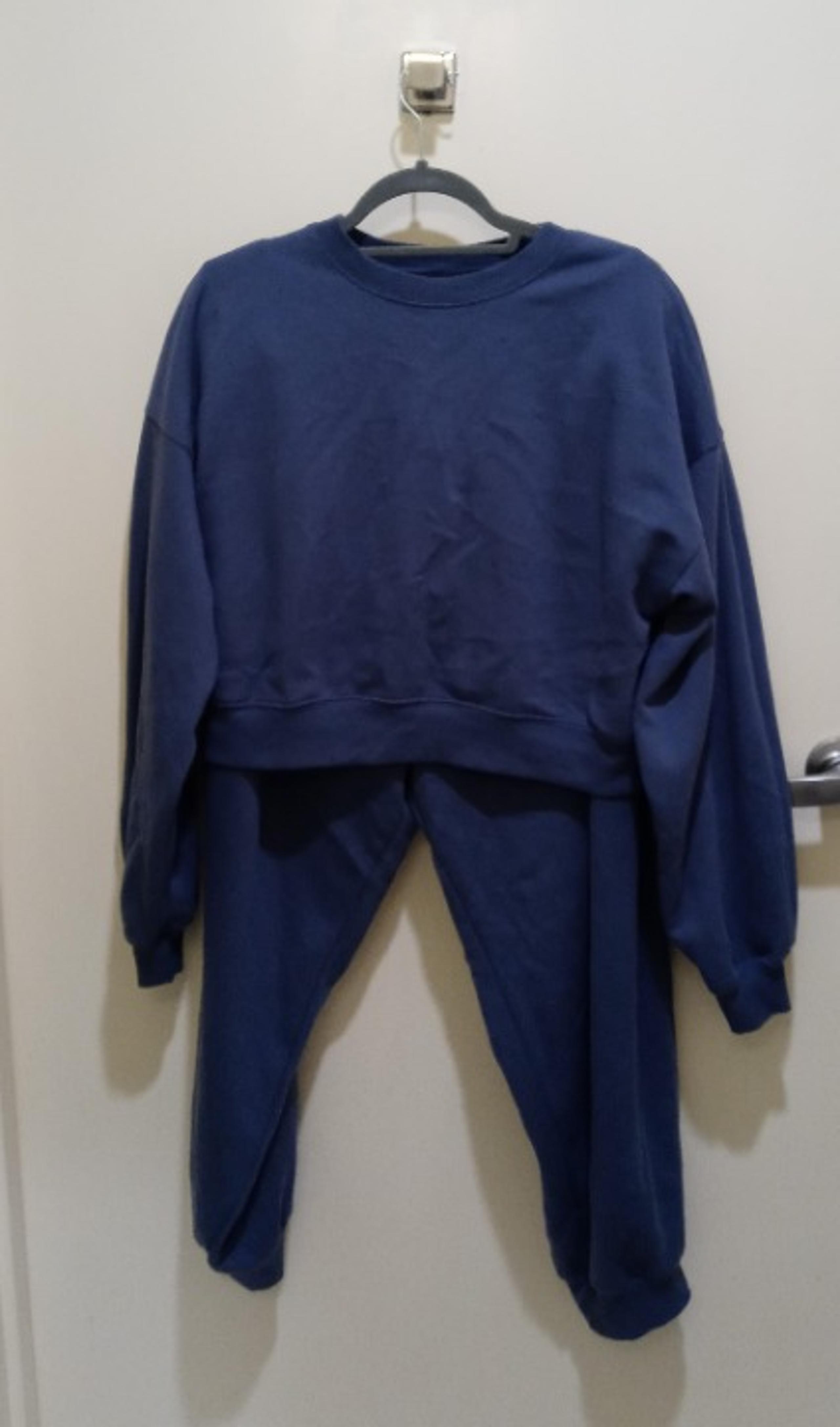 Womens Navy Sweatsuit