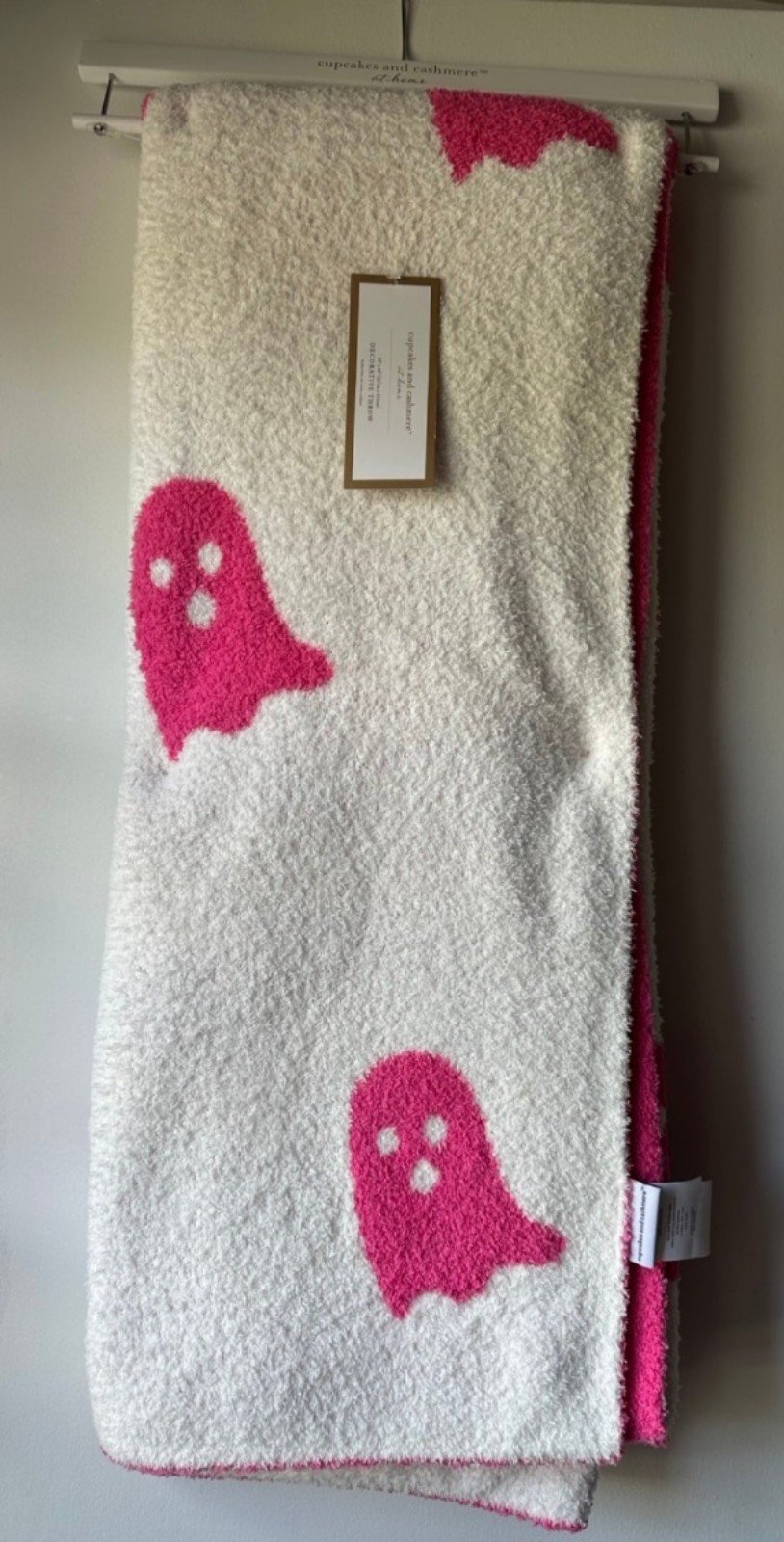 Cupcakes and Cashmetr Ghost Blanket