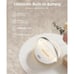 EZVALO Music Table Lamp with Wireless Charger, 4 in 1 Touch Bedside Lamp, Portab
