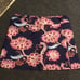 Aryeh Brand Women's XL Orange & Navy Floral Athletic Skirt Skort Golf Pickleball