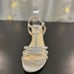 Hailey Benjamin Walk silver heels NWT