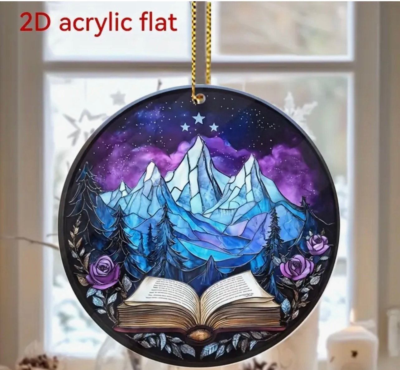 2D Night Court Acrylic Window Hanging Sarah J Maas