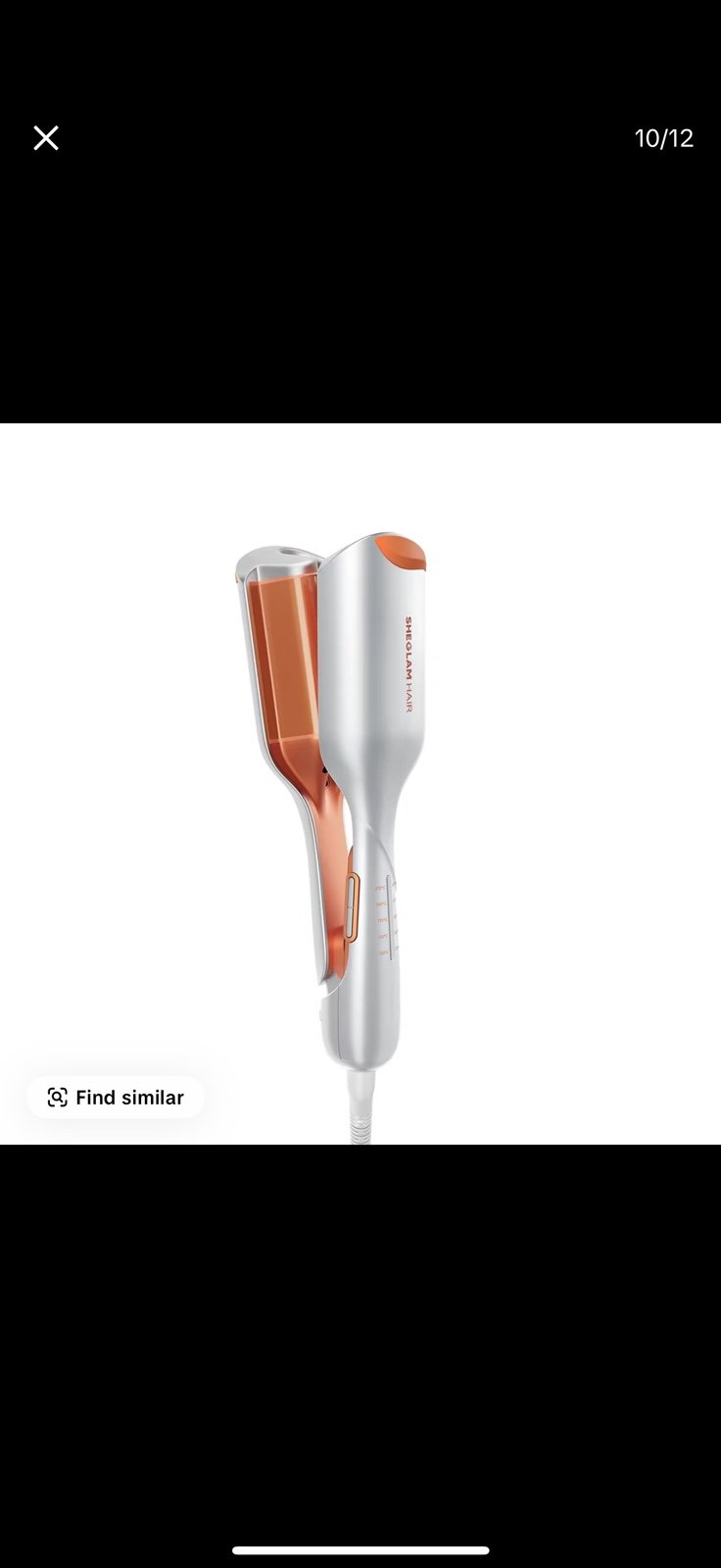 SHEGLAM Hair Beach Babe Hair Waver 2 Barrel Crimper 1 Inch NEW IN BOX