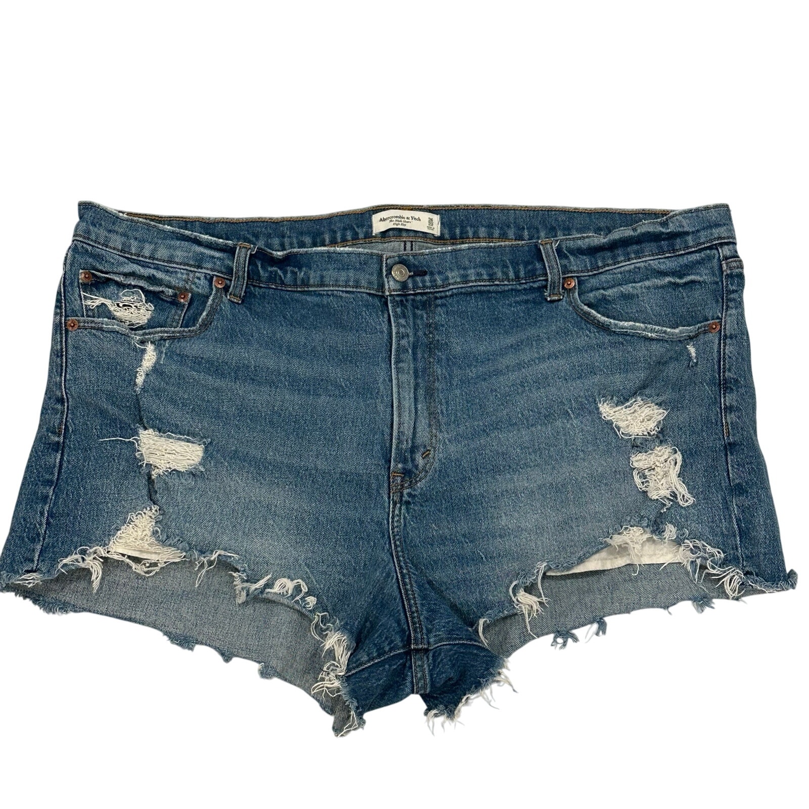 Abercrombie & Fitch The Mom Short High Rise sz 36 (22)