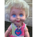 VTG 90s Baby Face Doll Galoob So Delightful DeeDee Blue Eyes Blonde Hair Mold #8