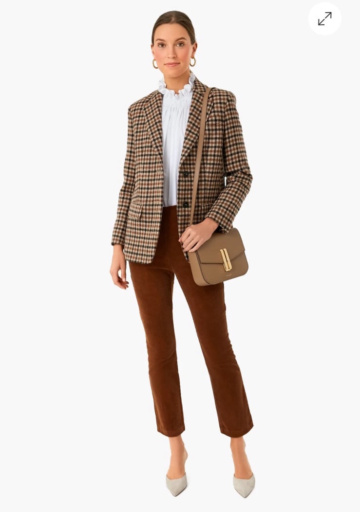 Tuckernuck Brown Faux Suede Ashford Pant - XXS