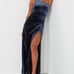 Lulus One Shoulder Velvet Dress