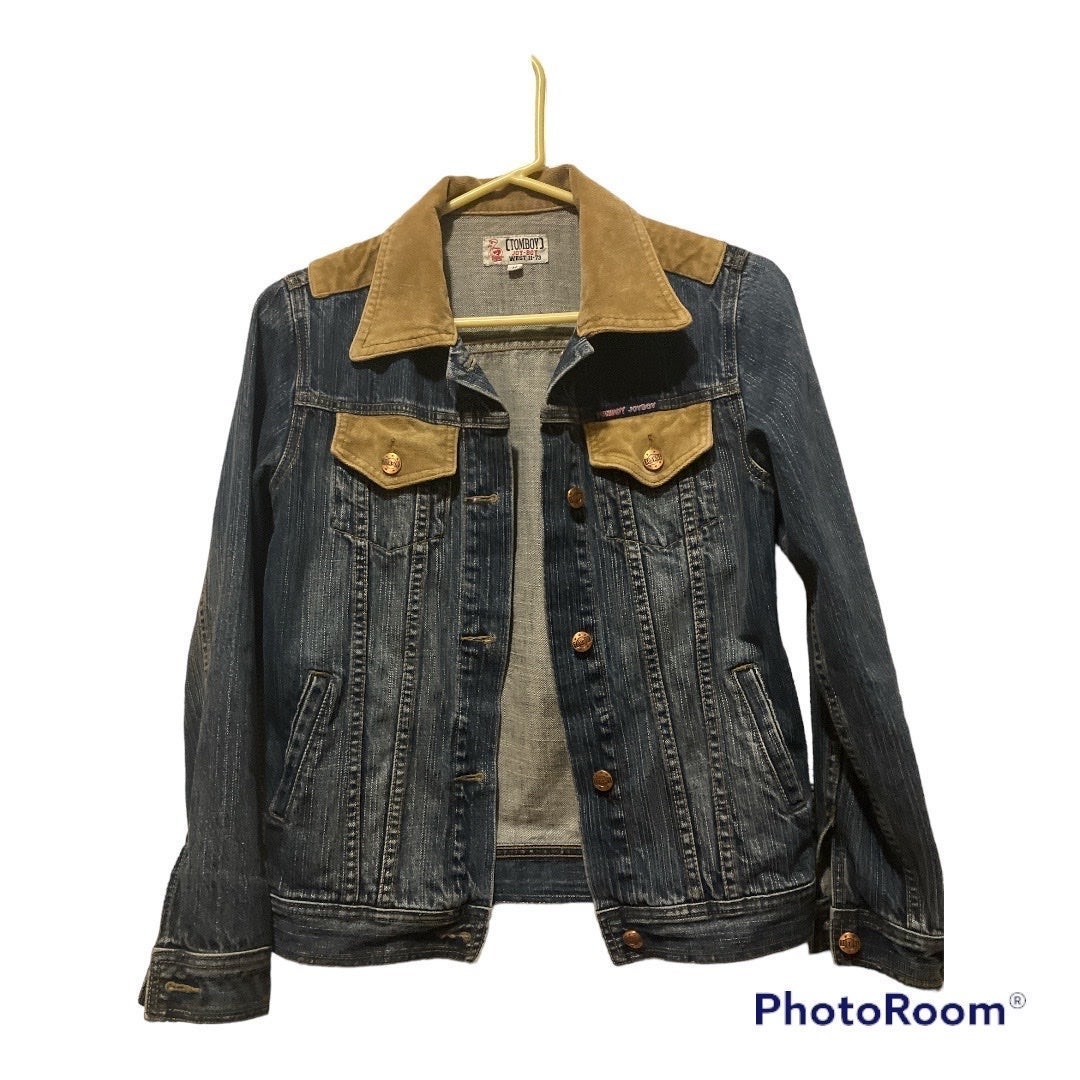 RARE VINTAGE TOMBOY JOYBOY MEDIUM DENIM CORDUROY JACKET