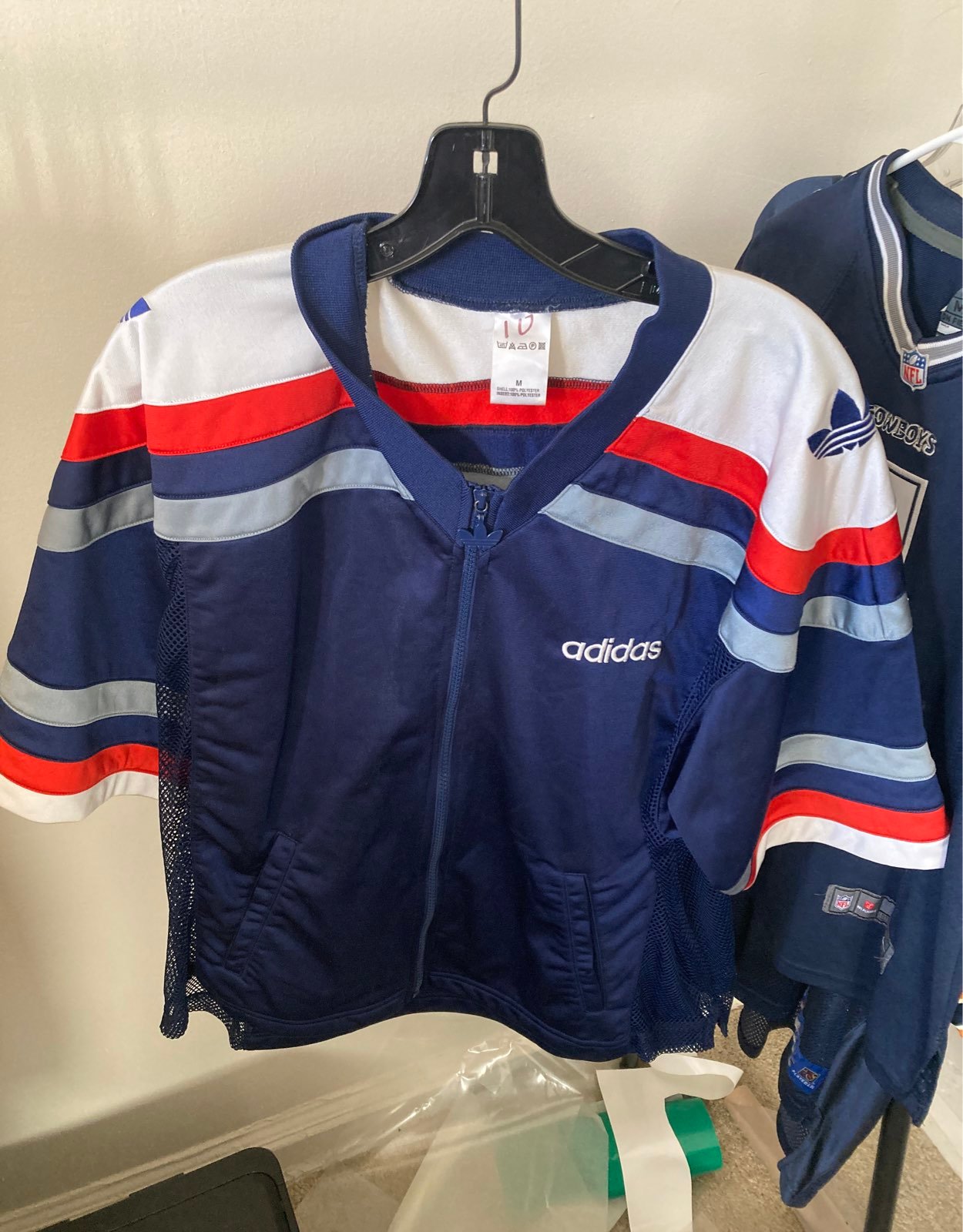 Adidias mesh vintage full zip rare