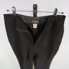 Isabel Black Leather Pants