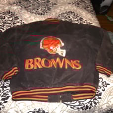Cleveland Browns NFL Leather Jacket XL