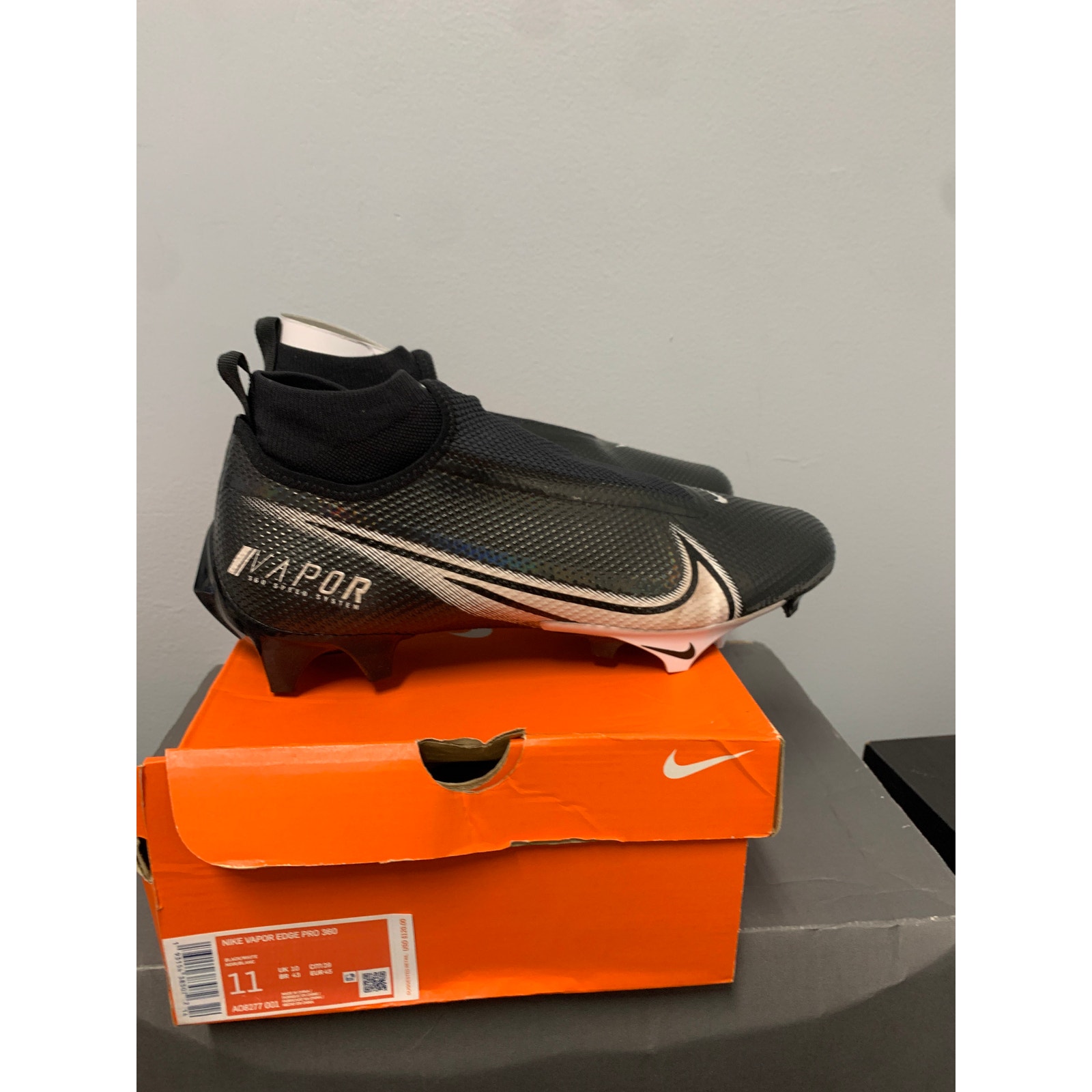 Nike Vapor Edge Pro 360 Black Size 11 BRAND NEW