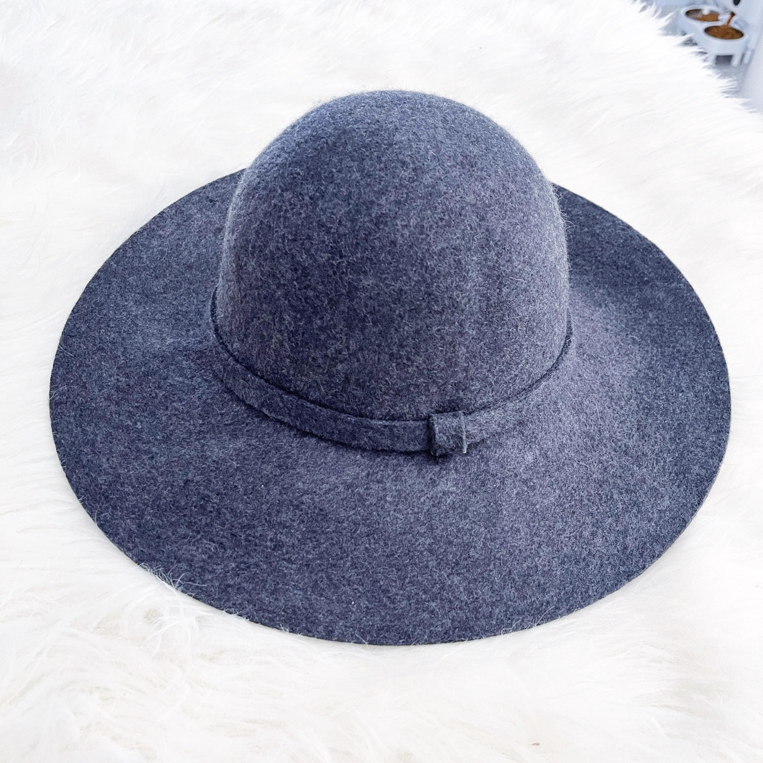Banana Republic Factory Felt Floppy Hat in Heathered Gray