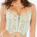 NWOT Savage X Fenty Rihanna puff dausy unlined mint hint green bustier