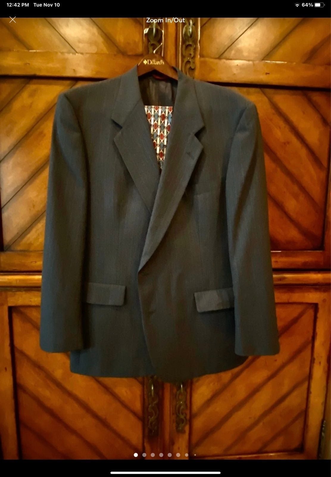 “HART SCHAFFNER & MARX” Men's Suit & Tie 46R
