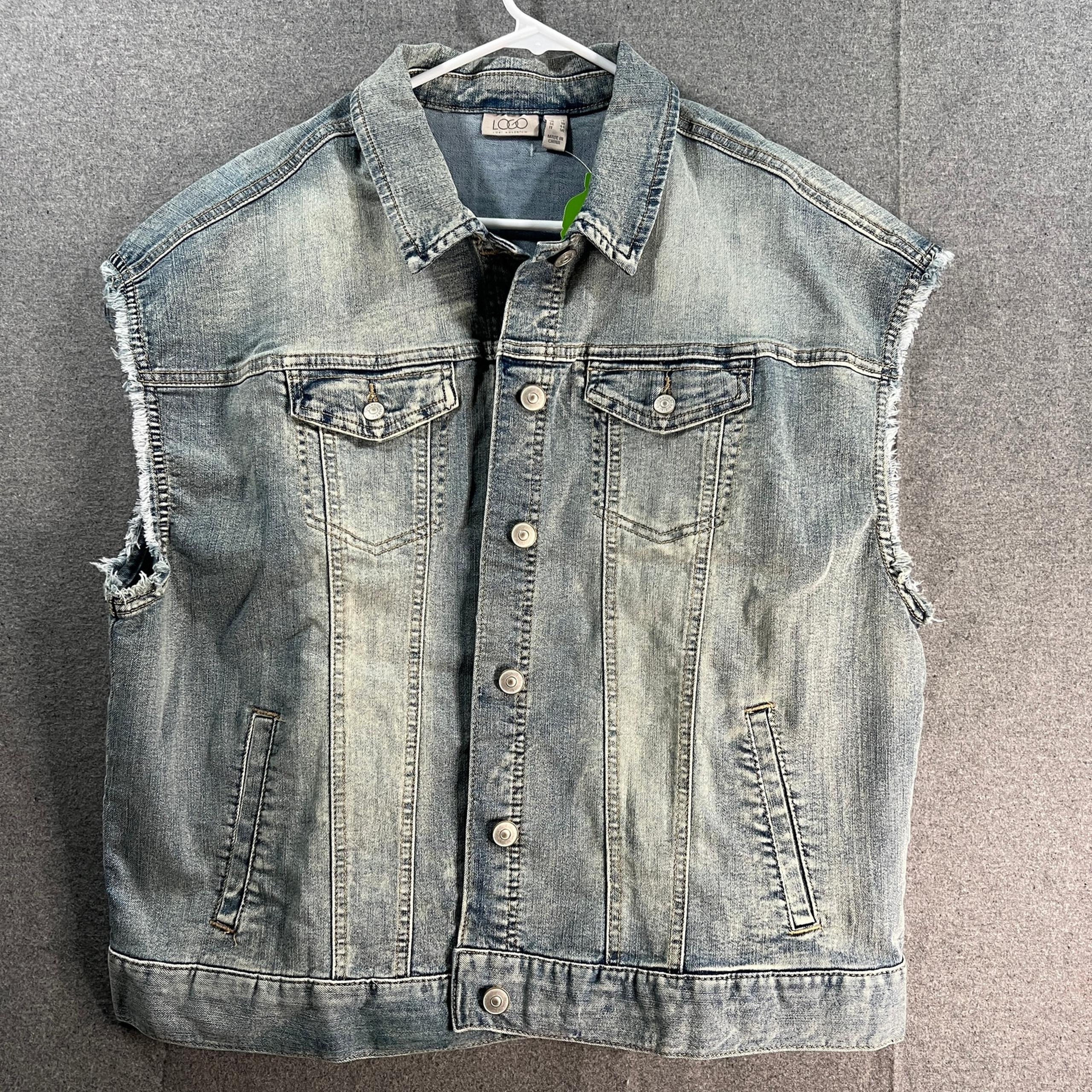 LOGO by Lori Goldstein Jeans Vast Womens Size 14 Extended Shoulder