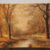 October Morn by Robert Wood Print 20 x 16 Cardboard Lithography P-605