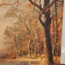 October Morn by Robert Wood Print 20 x 16 Cardboard Lithography P-605