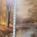 October Morn by Robert Wood Print 20 x 16 Cardboard Lithography P-605