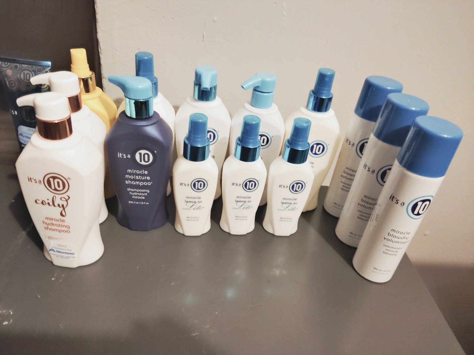 Huge Bundle of It's A 10 premium luxury hair care line
