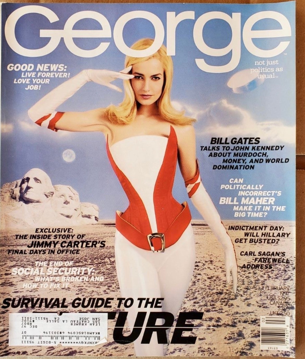 George Magazine February 1997 Future Bill Gates
