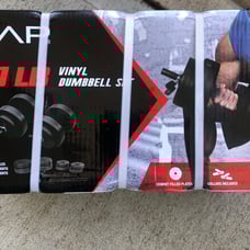 CAP 40lbs Vinyl Dumbbell Set NIB