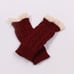 Winter Crochet Warm Hand Warmer Wool Mittens Fingerless Gloves Knitting Gloves